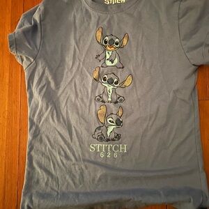 Stitch Kids T-Shirt - Gray